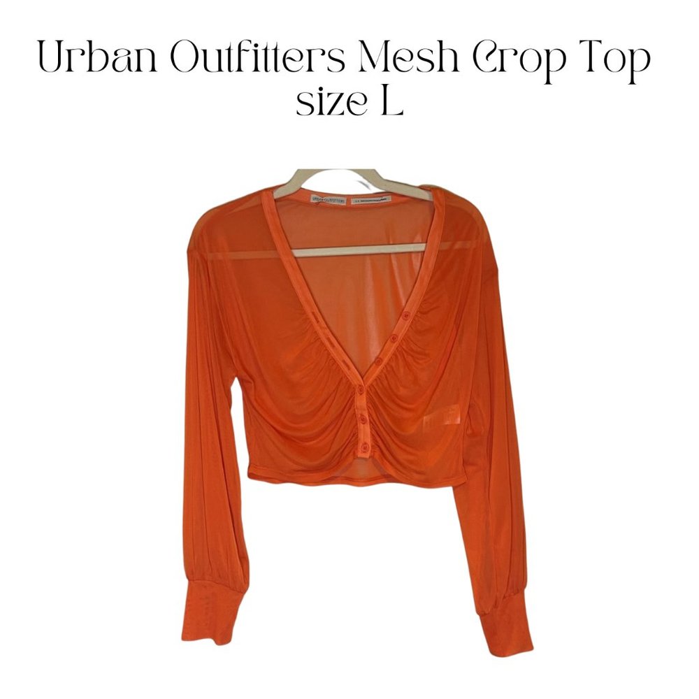 Urban Outfitters Mesh Crop Top - Size L
